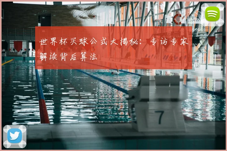 世界杯买球公式大揭秘:专访专家解读背后算法